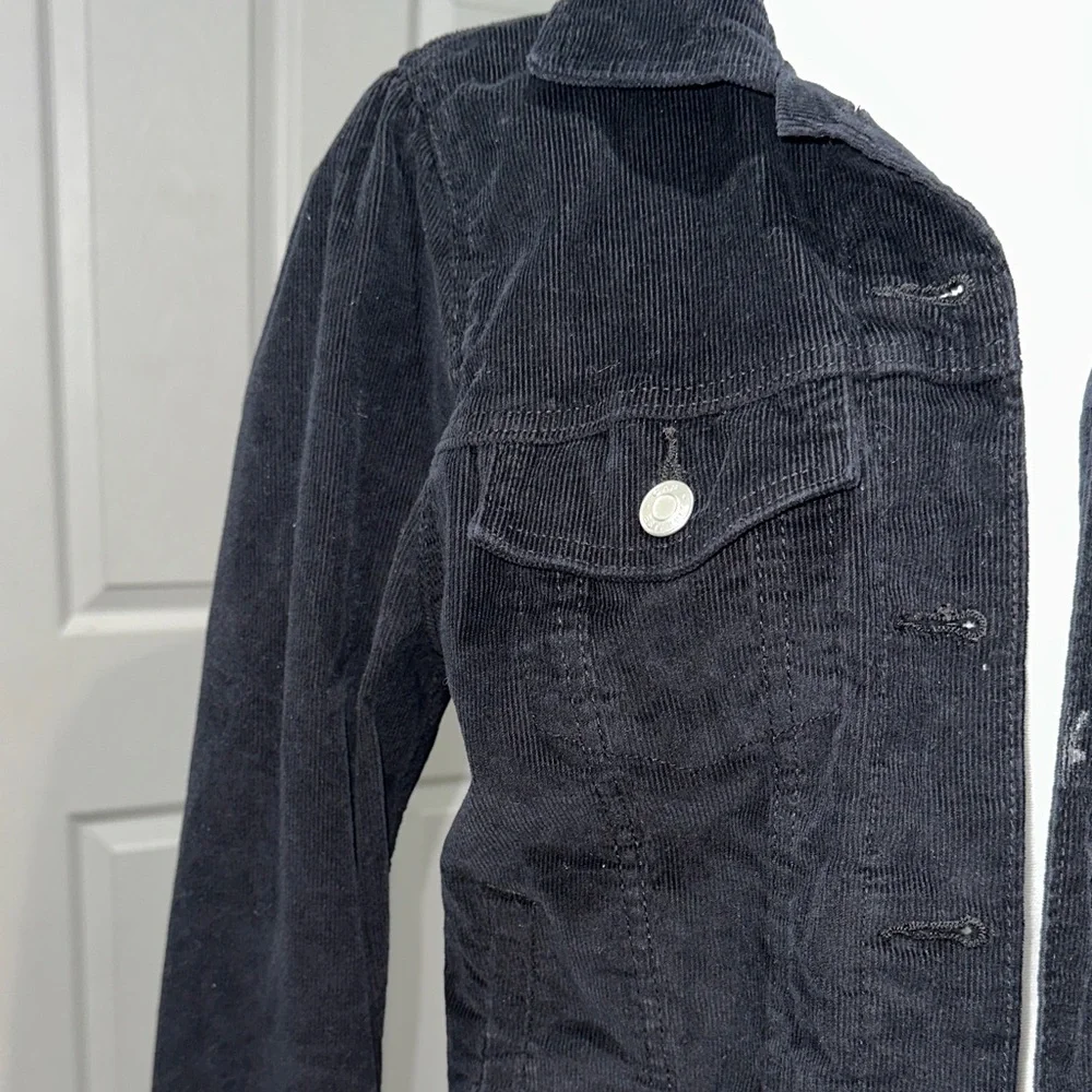 GAP Black Denim Jacket - Picture 3 of 5
